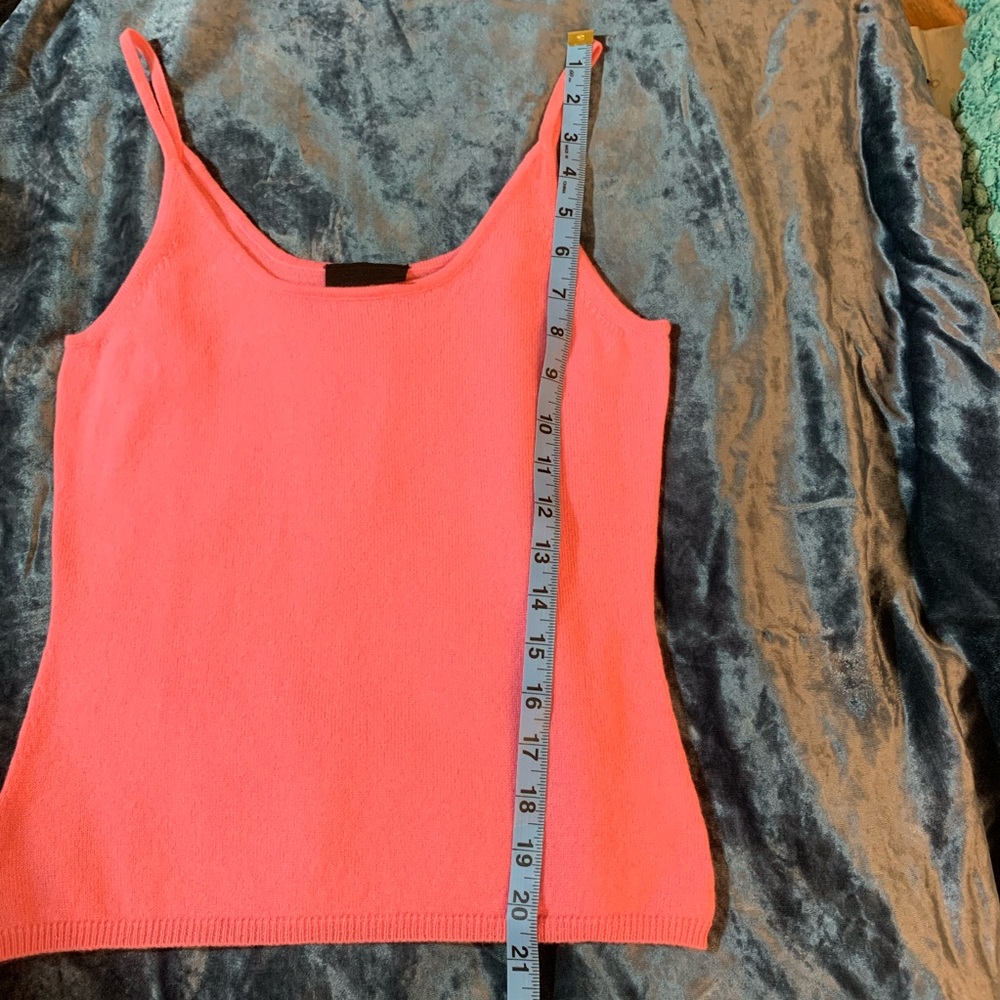 ITALIAN CASHMERE PINK CAMI CAMISOLE TANK T… - Picture 3 of 6